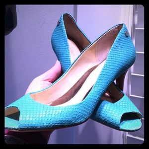 Calvin Klein Peeptoe Heels!